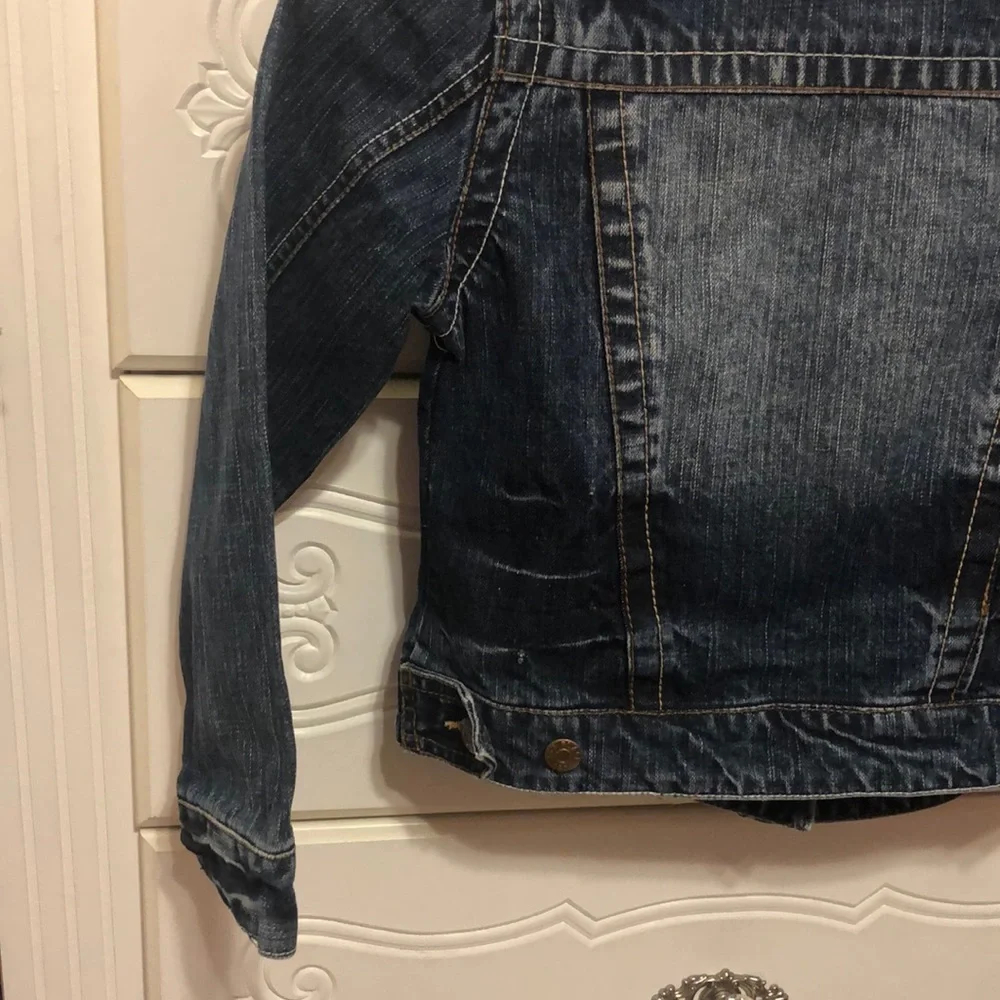 The children’s place Jean jacket size M7/8 GUC🌺